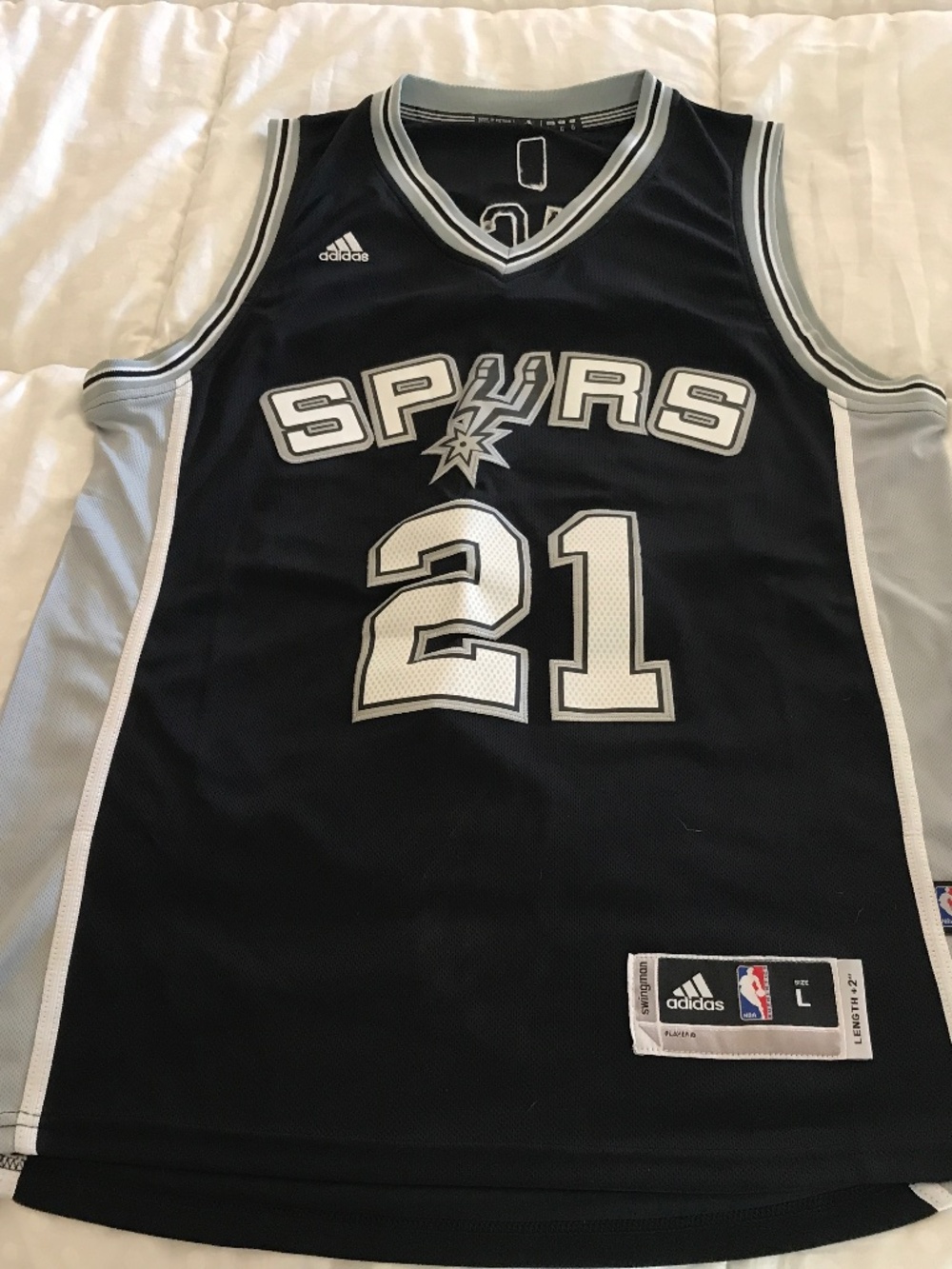 San Antonio Spurs #21 Tim Duncan Basketball Jersey